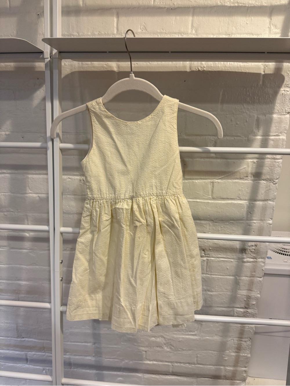 Nantucket Kids - yellow seersucker dress - 4T